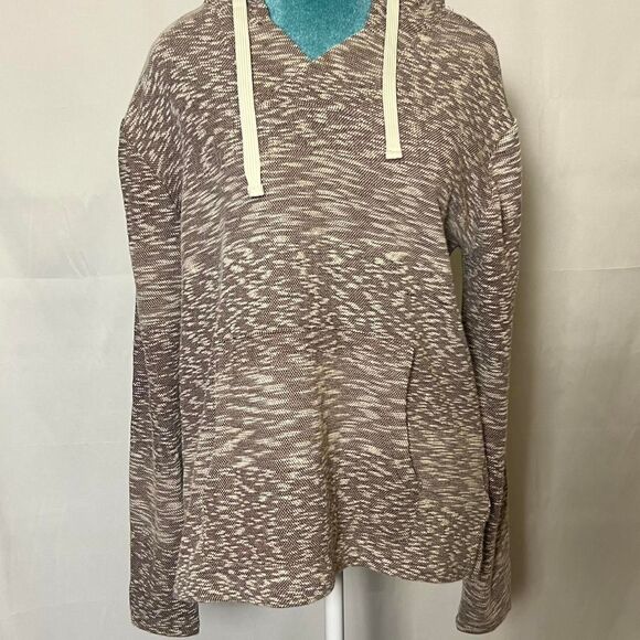 Vintage Vibe Hang Ten Purple Marled Knit Hoodie - Picture 1 of 8
